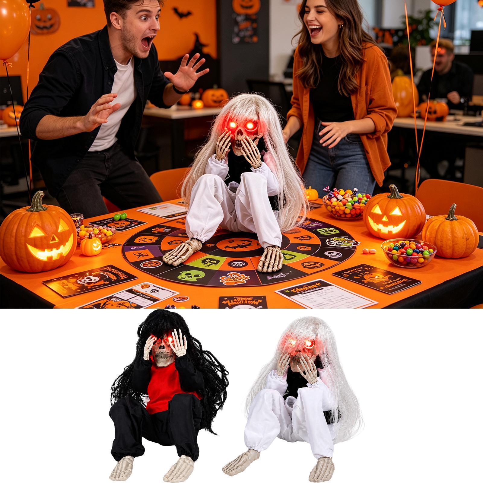 Halloween Skeleton Decoration - Halloween Skeleton Decorations Sound Activated Crying