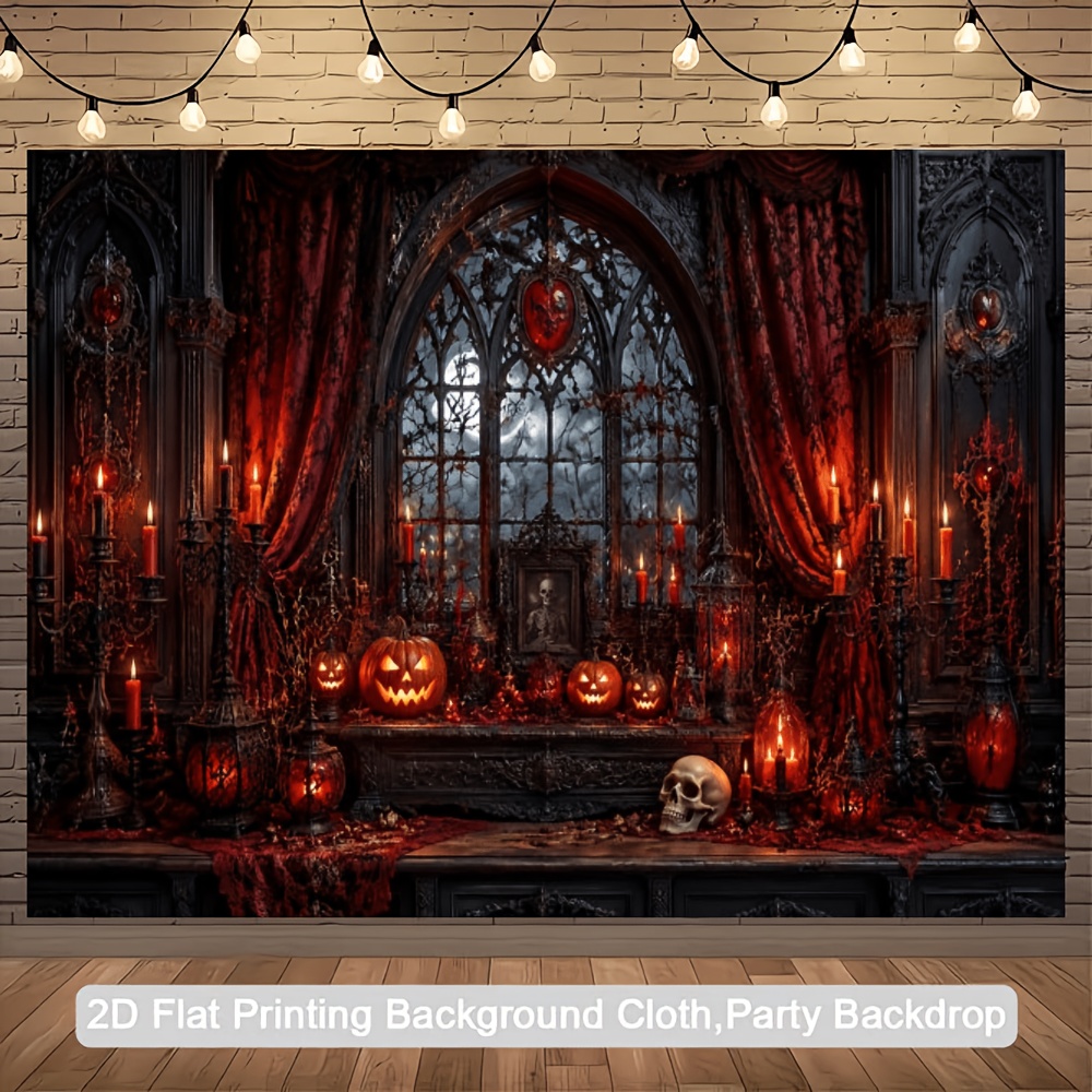Pumpkin Lantern Halloween - Gothic-style Halloween-themed banner background, featuring pumpkin