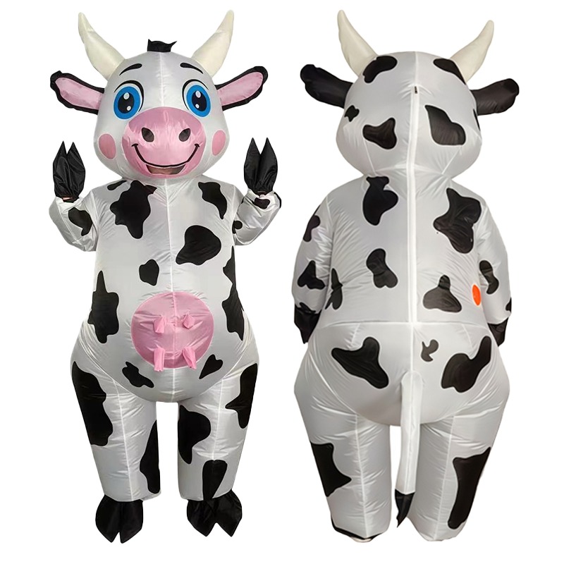 Adult Cow Inflatable Costume F - огляд і ціна Halloween Costume Adult