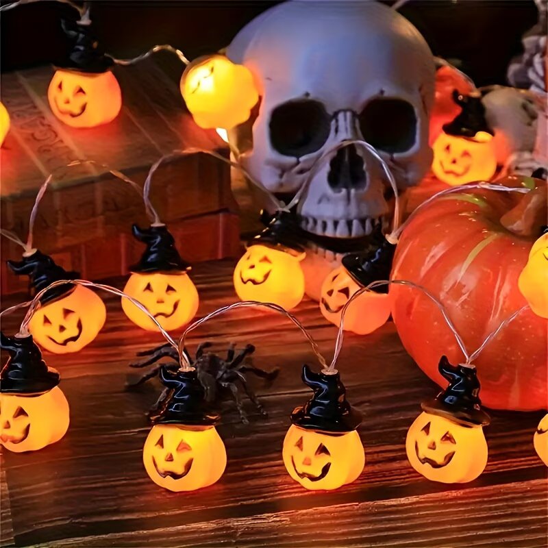 1.5M/59.06in Halloween Pumpkin - огляд і ціна Halloween Led String Lights Orange