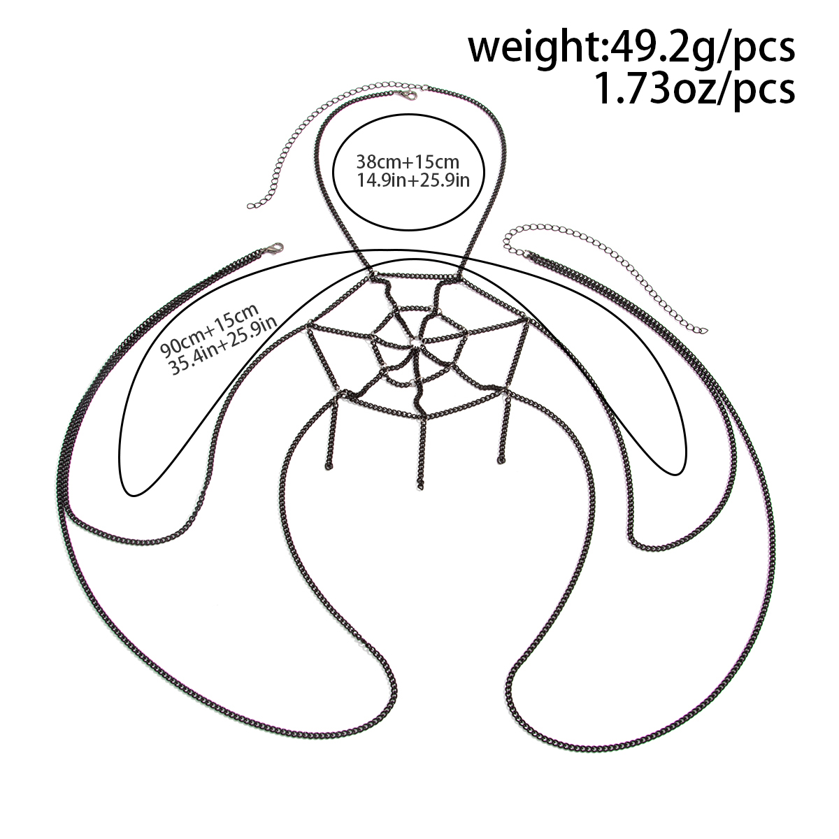 KunJoe Creative Sexy Spider We - огляд і ціна Spider Web Halloween Decoration