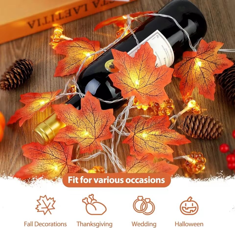 59in/118in Halloween Pumpkin M - огляд і ціна Halloween Led String Lights Orange