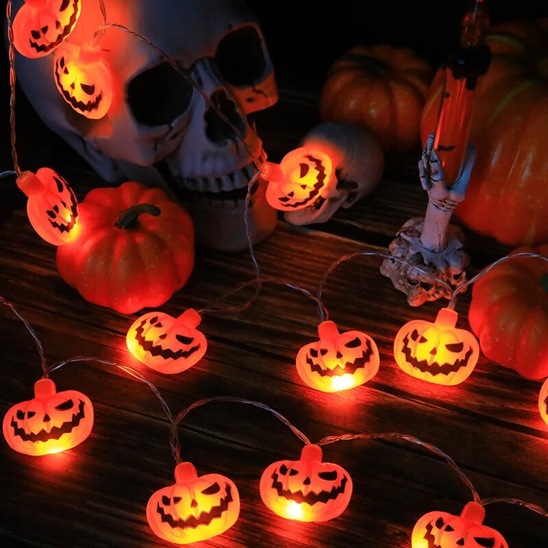 Halloween 10/20LED String Ligh - огляд і ціна Halloween Led String Lights Orange