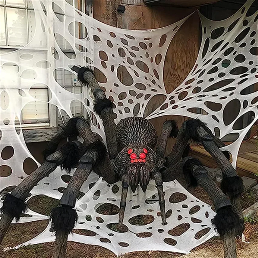 1x2m 1X4m 2x4m Fake Spider Web - огляд і ціна Spider Web Halloween Decoration