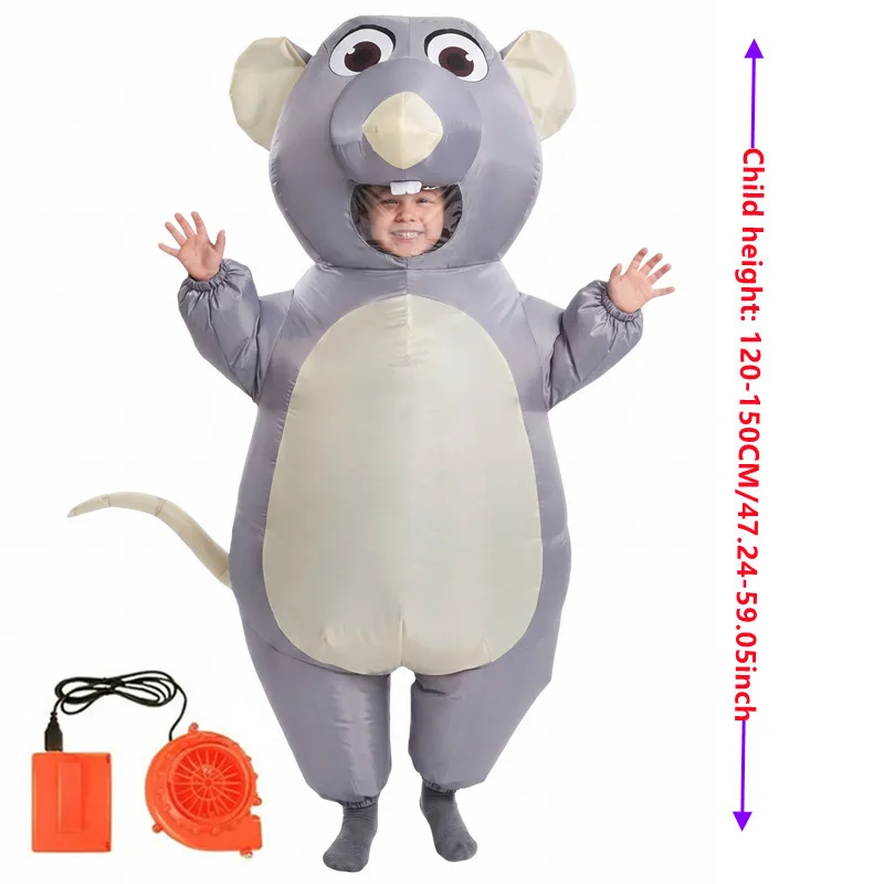 Adult Kids Inflatable Gray Mou - огляд і ціна Halloween Costume Kids