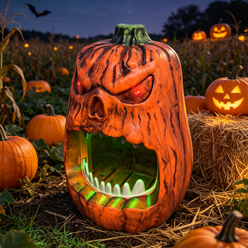 Halloween LED Lighted Pumpkin  - огляд і ціна Halloween Pumpkin Decor Led