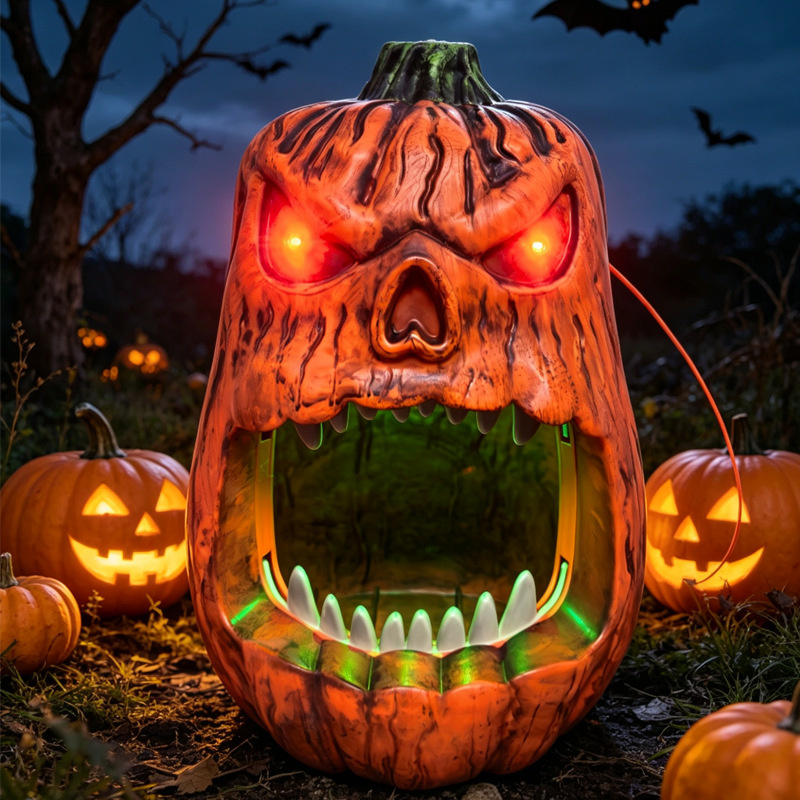 Halloween LED Lighted Pumpkin  - огляд і ціна Halloween Pumpkin Decor Led