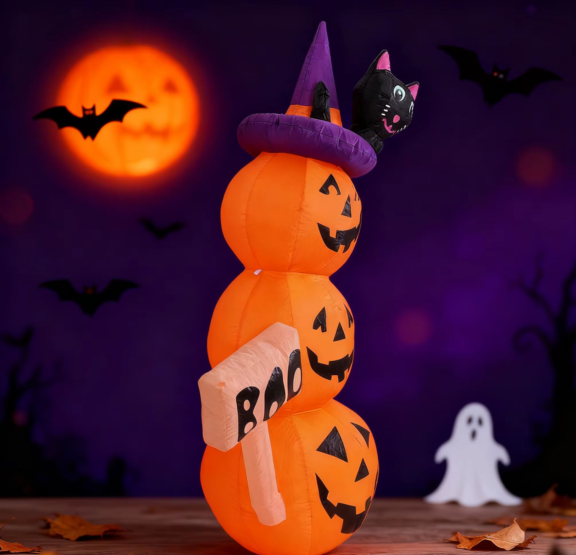 5.2ft / 1.6m Halloween Inflata - огляд і ціна Halloween Pumpkin Decor Led
