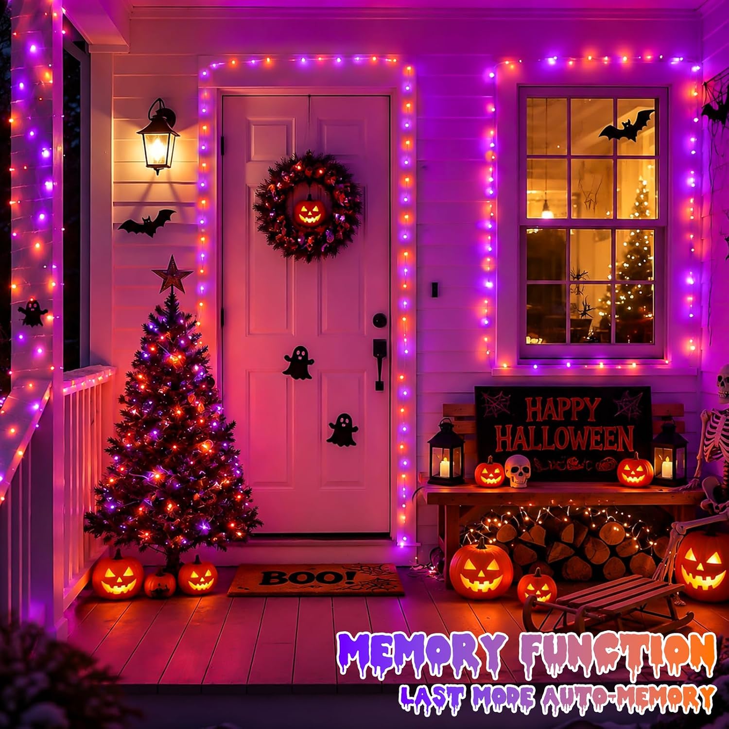 Halloween LED Solar Copper Wir - огляд і ціна Halloween Led String Lights Orange