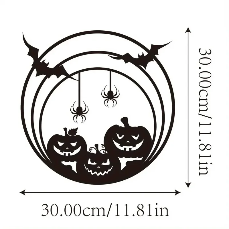 Halloween Metal Wall Art Pumpk - огляд і ціна Spider Web Halloween Decoration