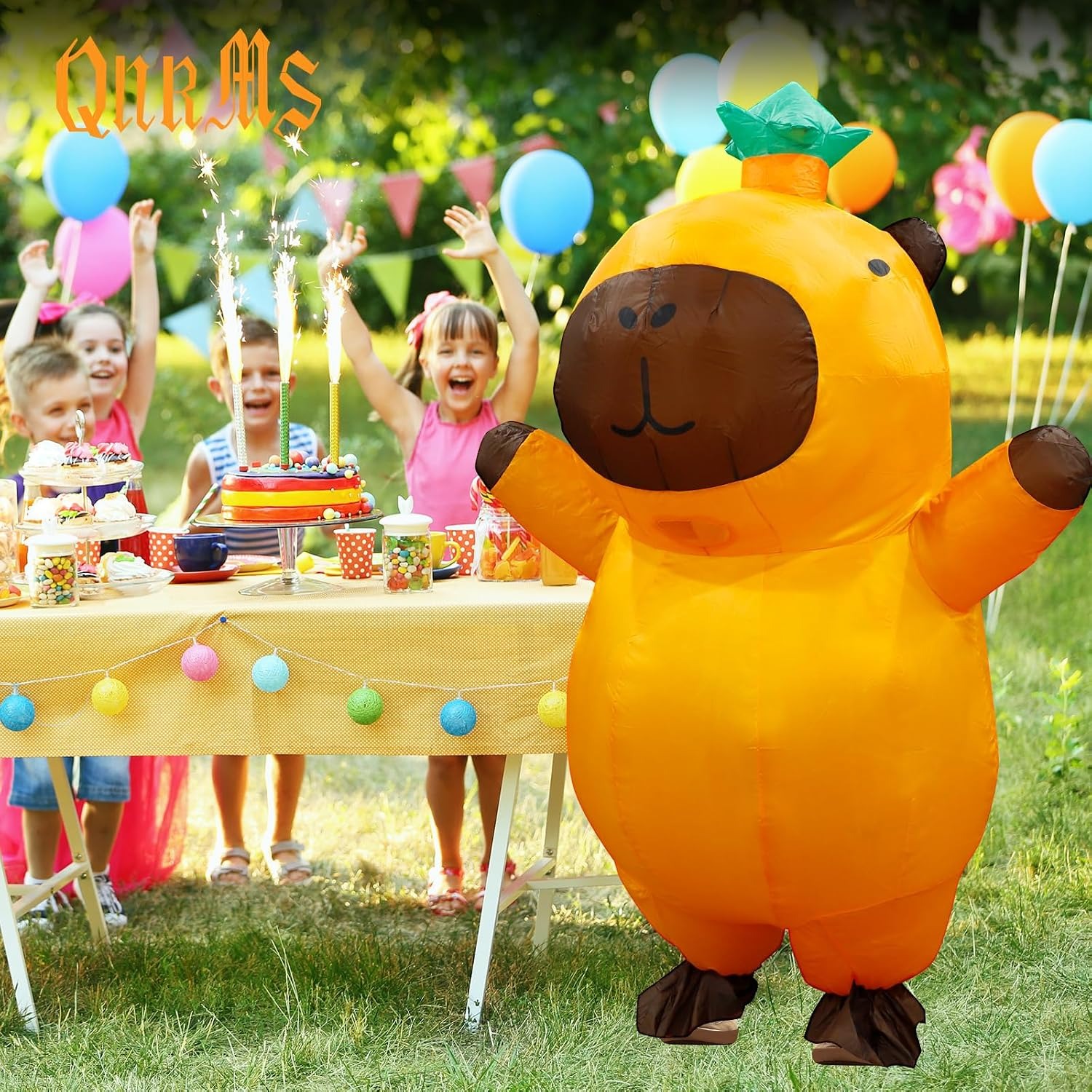 Capybara Inflatable Costume Ad - огляд і ціна Halloween Costume Adult