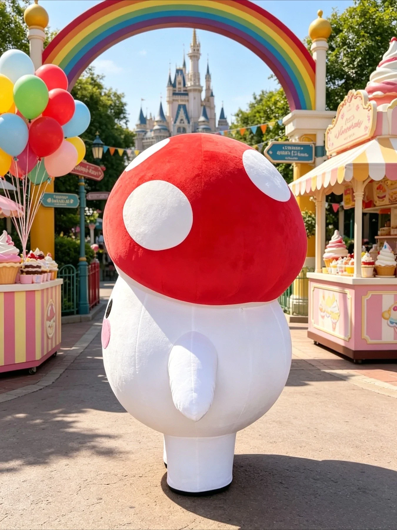 Cute Mushroom Inflatable Masco - огляд і ціна Halloween Costume Adult