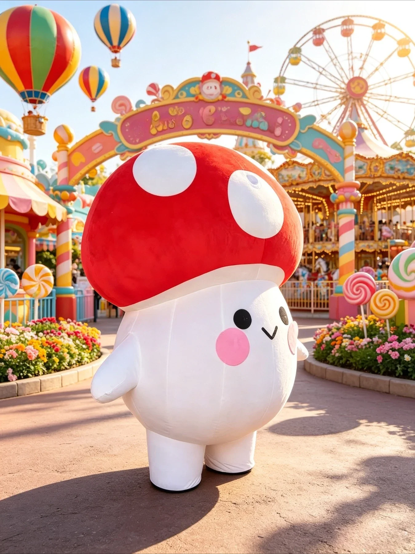 Cute Mushroom Inflatable Masco - огляд і ціна Halloween Costume Adult