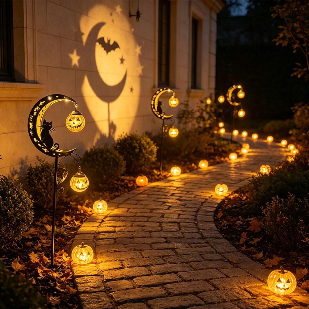 Halloween Outdoor Garden Stake - огляд і ціна Pumpkin Lantern Halloween