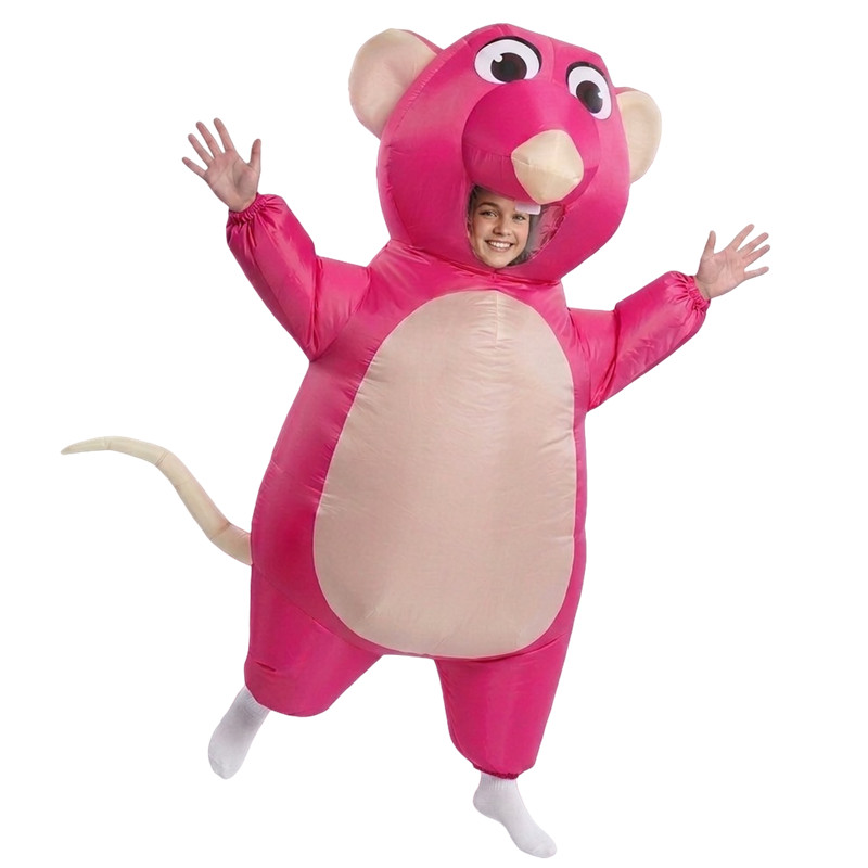 Cartoon Mouse Inflatable Costu - огляд і ціна Halloween Costume Adult