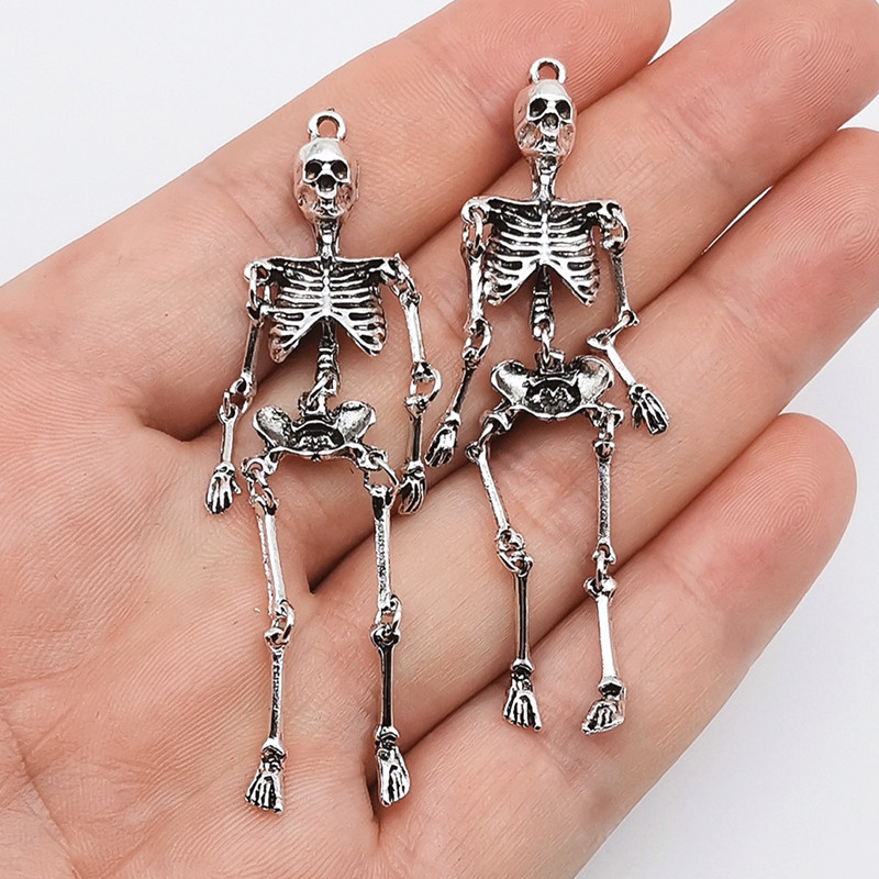 2/5/10PCS Retro Skull Skeleton - огляд і ціна Halloween Skeleton Decoration