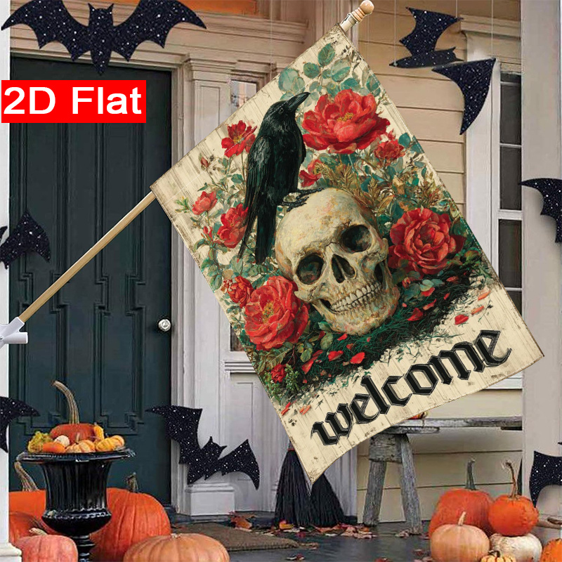 2D Flat - 2D Flat Halloween We - огляд і ціна Halloween Skeleton Decoration