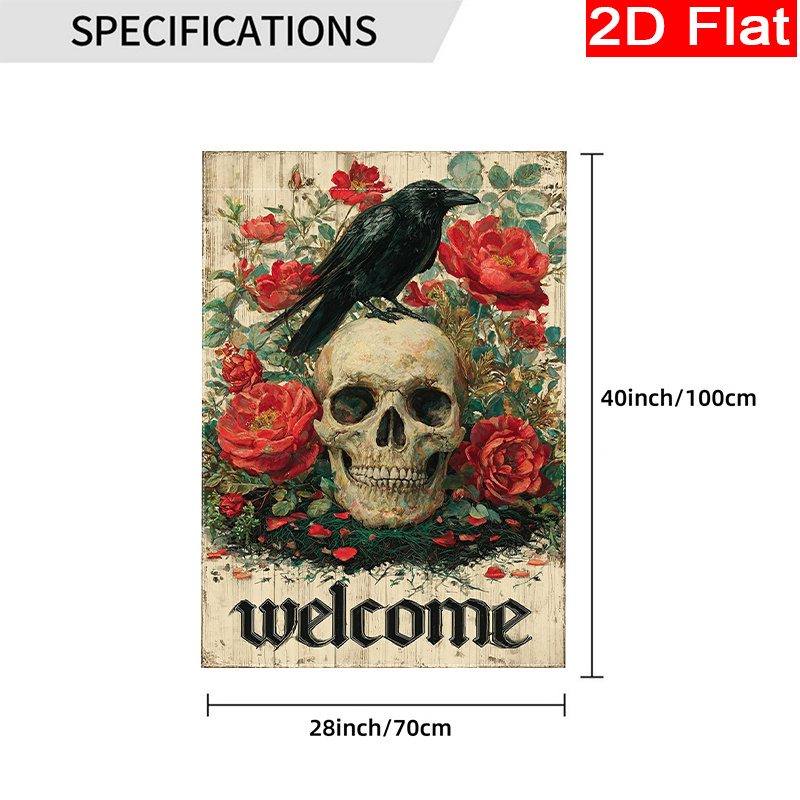 2D Flat - 2D Flat Halloween We - огляд і ціна Halloween Skeleton Decoration