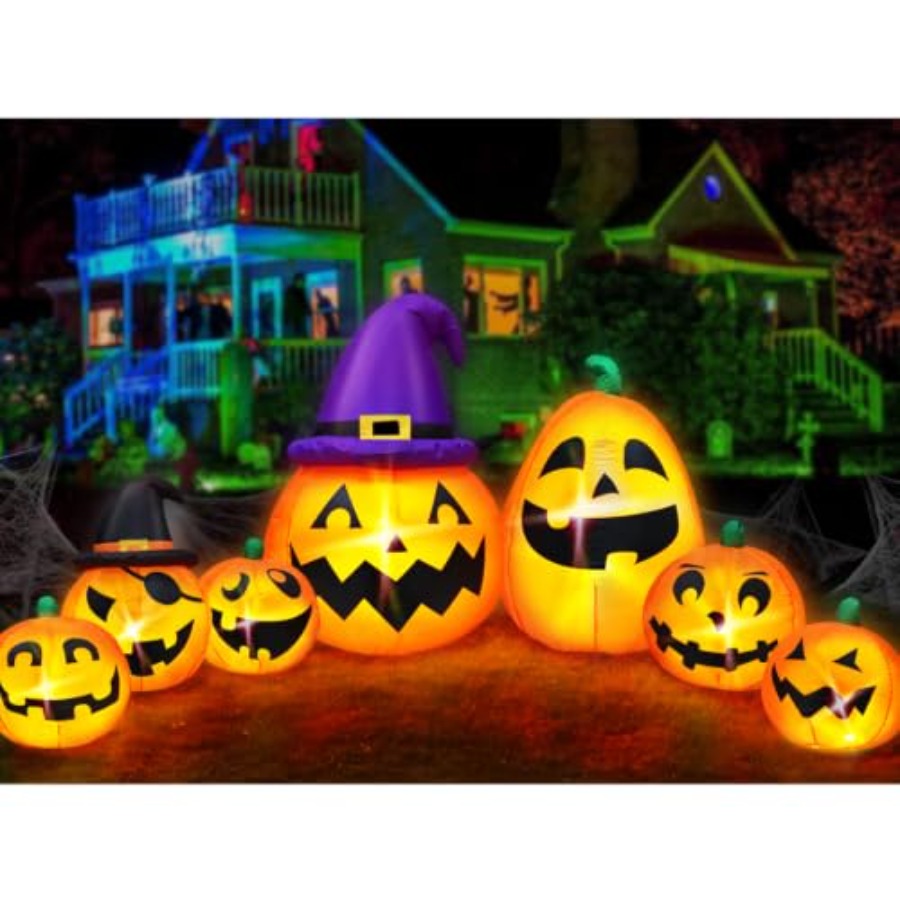 Outdoor Halloween inflatable p - огляд і ціна Halloween Pumpkin Decor Led