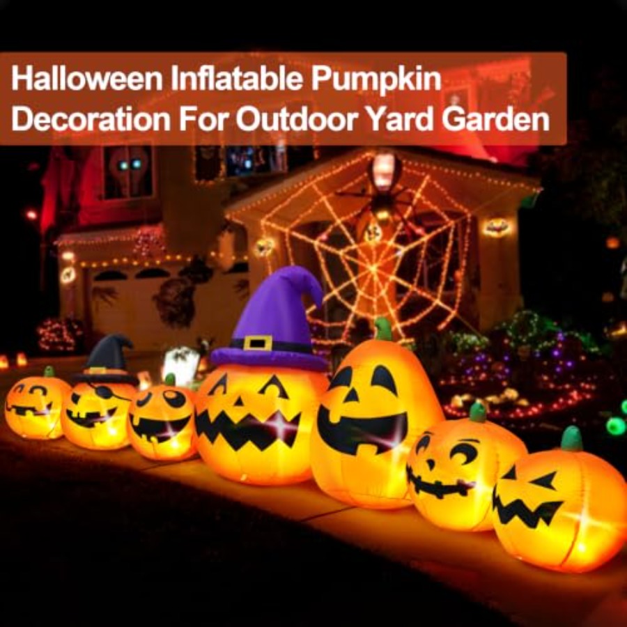 Outdoor Halloween inflatable p - огляд і ціна Halloween Pumpkin Decor Led