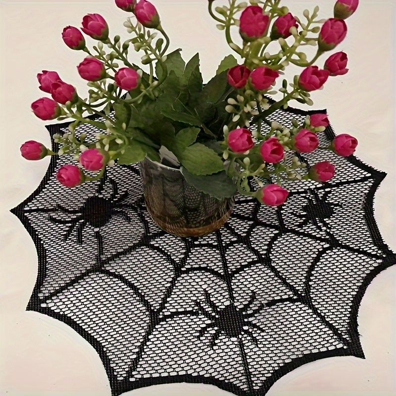 VIKAMA Halloween Black Lace Sp - огляд і ціна Spider Web Halloween Decoration
