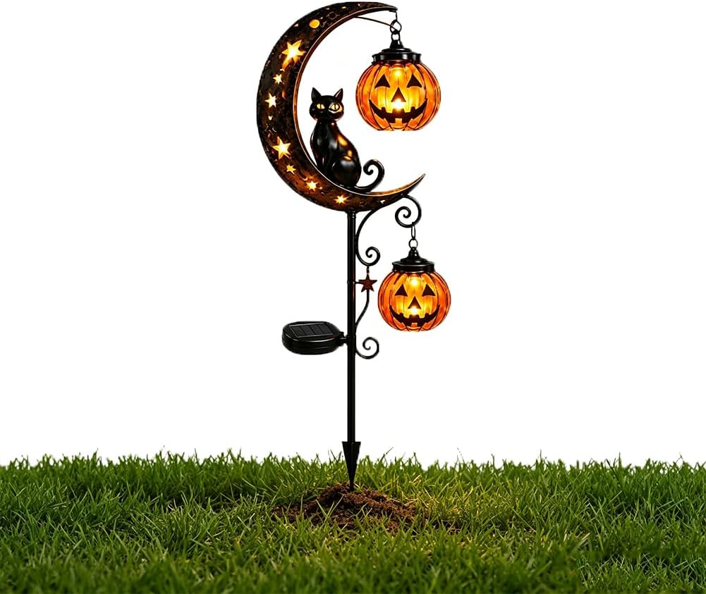 Solar Halloween Black Cat Pump - огляд і ціна Pumpkin Lantern Halloween