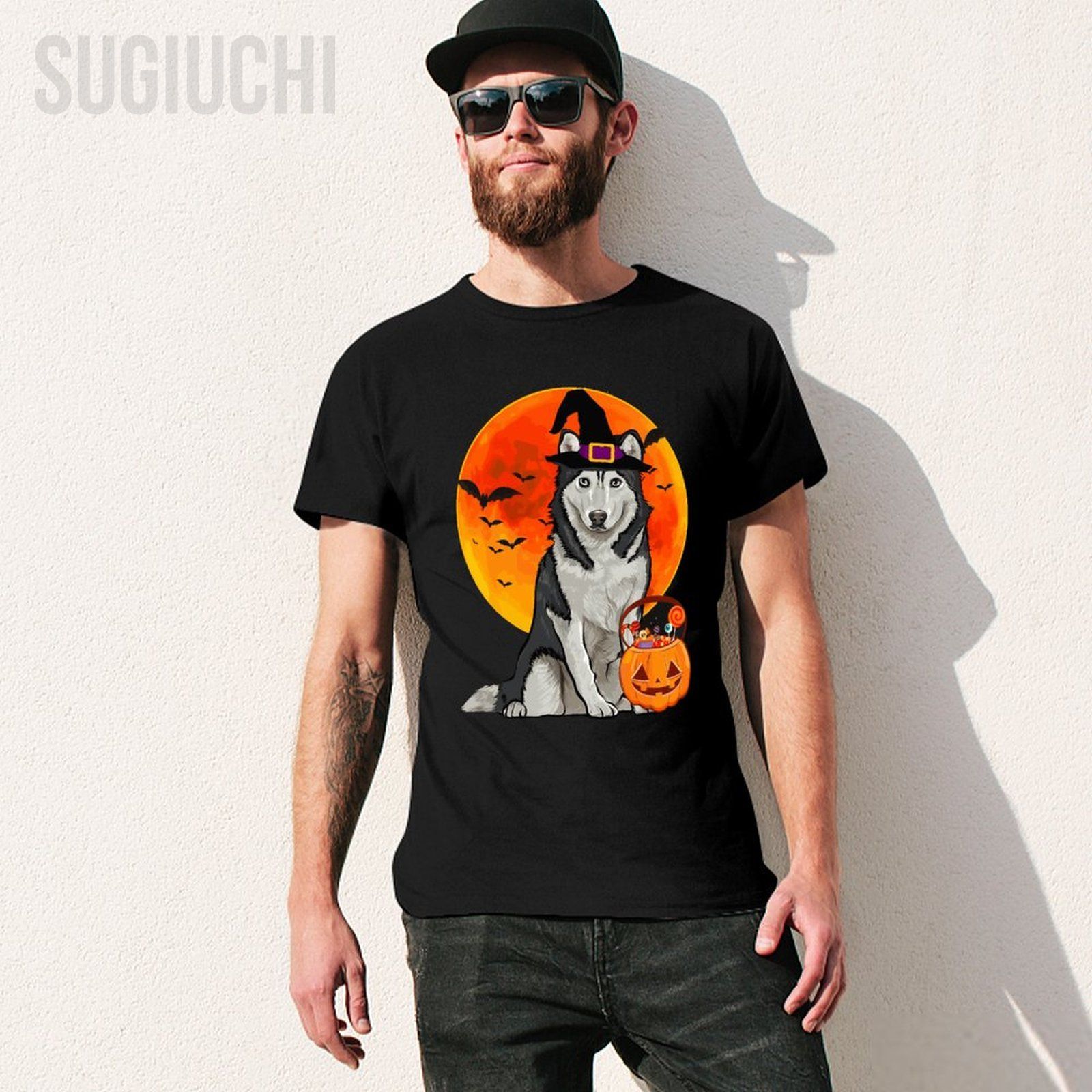 Unisex Men Dog Halloween Siber - огляд і ціна Pumpkin Lantern Halloween
