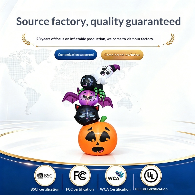18m Halloween Inflatable Decor - огляд і ціна Halloween Pumpkin Decor Led