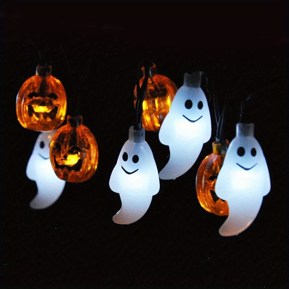 19.7FT 30pcs LED Battery Opera - огляд і ціна Halloween Led String Lights Orange