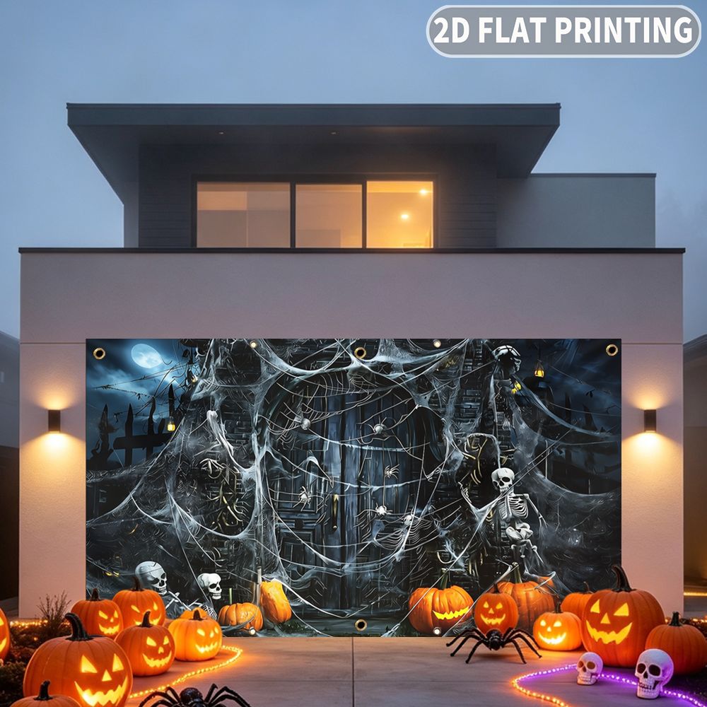 1pc 2D FLAT Halloween Party Ga - огляд і ціна Spider Web Halloween Decoration