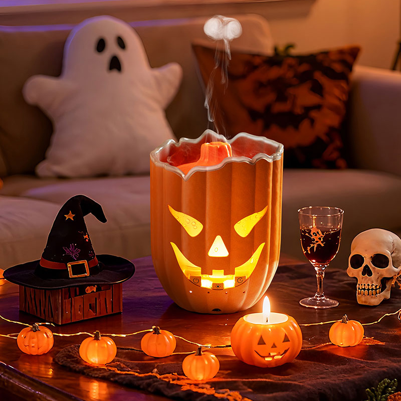 Pumpkin Air Humidifier, 7 Colo - огляд і ціна Halloween Pumpkin Decor Led