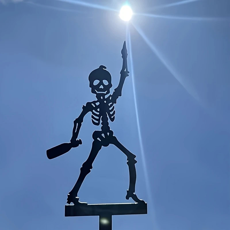 2D 1pc  Metal Portable Skeleto - огляд і ціна Halloween Skeleton Decoration