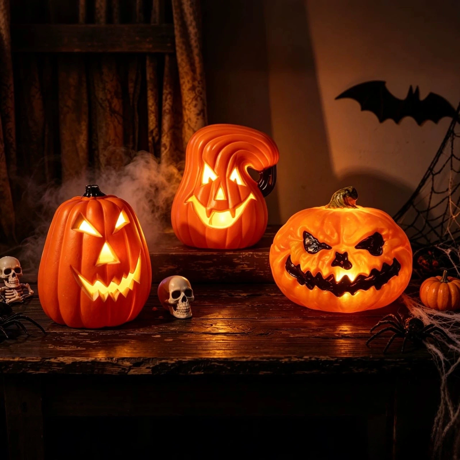 LED Triple Layer Glowing Pumpk - огляд і ціна Halloween Pumpkin Decor Led